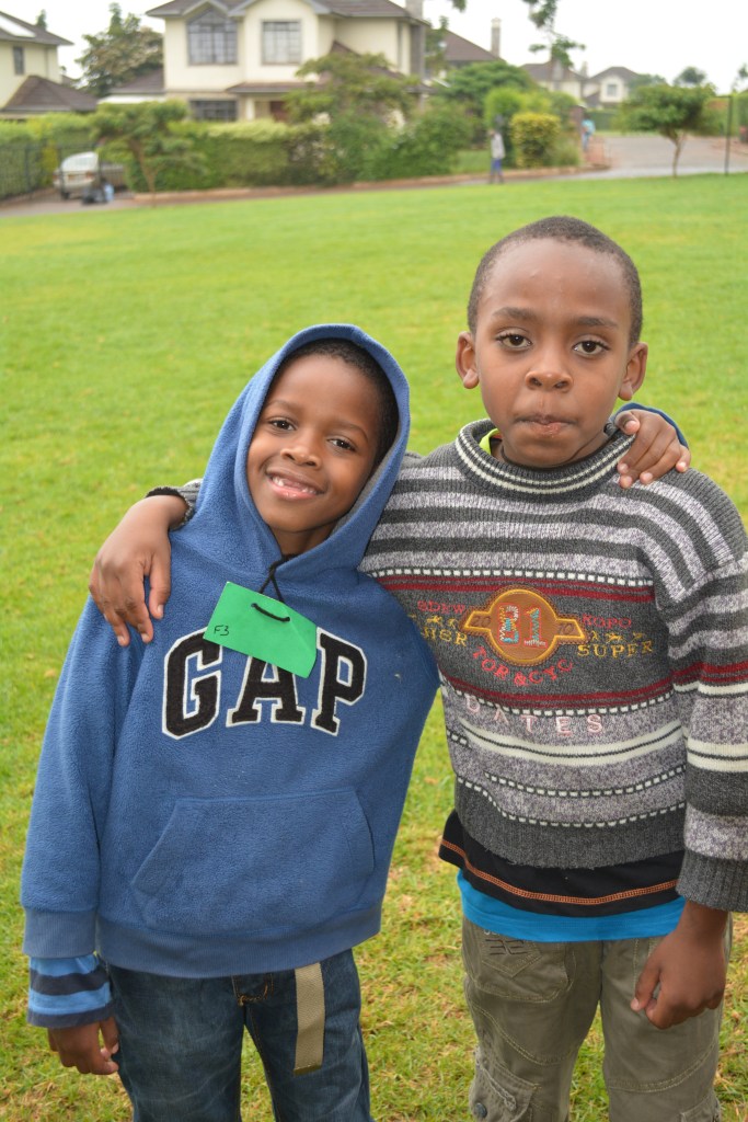 Karanja and Maxwell ready for the 5th day.