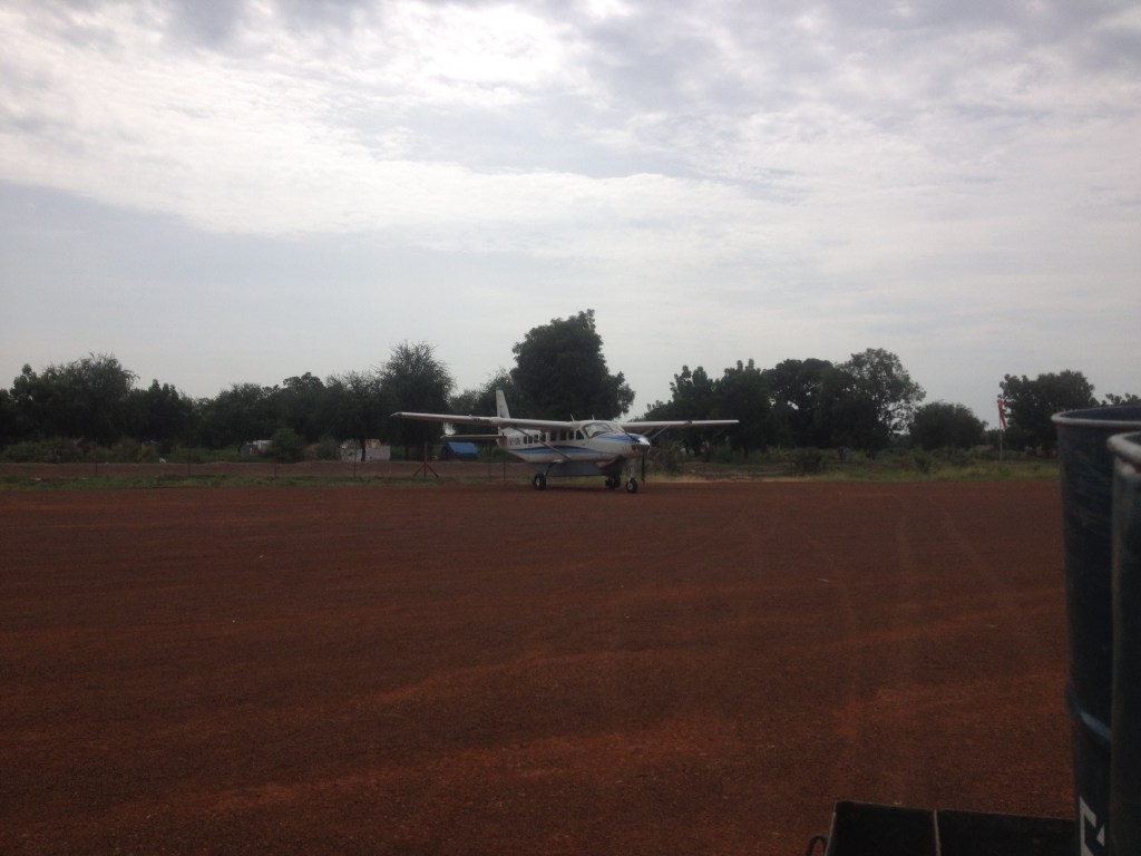 On the runway in Doro