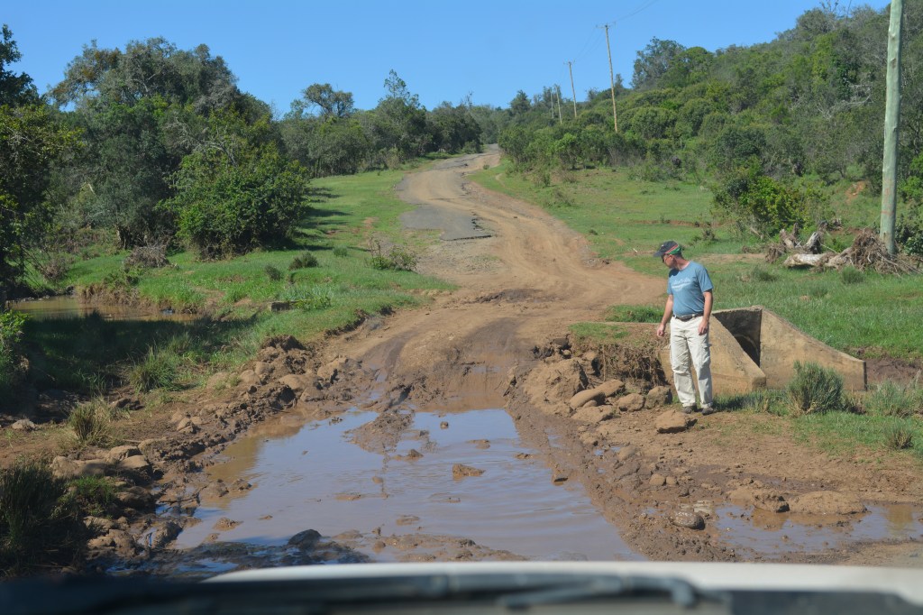The roads seemed to get worse as we drove