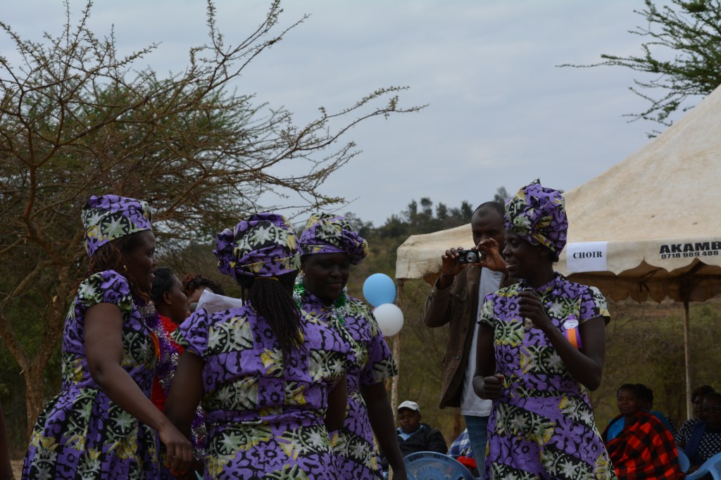 Everyone joined in the dancing.