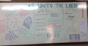 Dan starts his teaching time with a 4-5 minute story in Kiswahili.