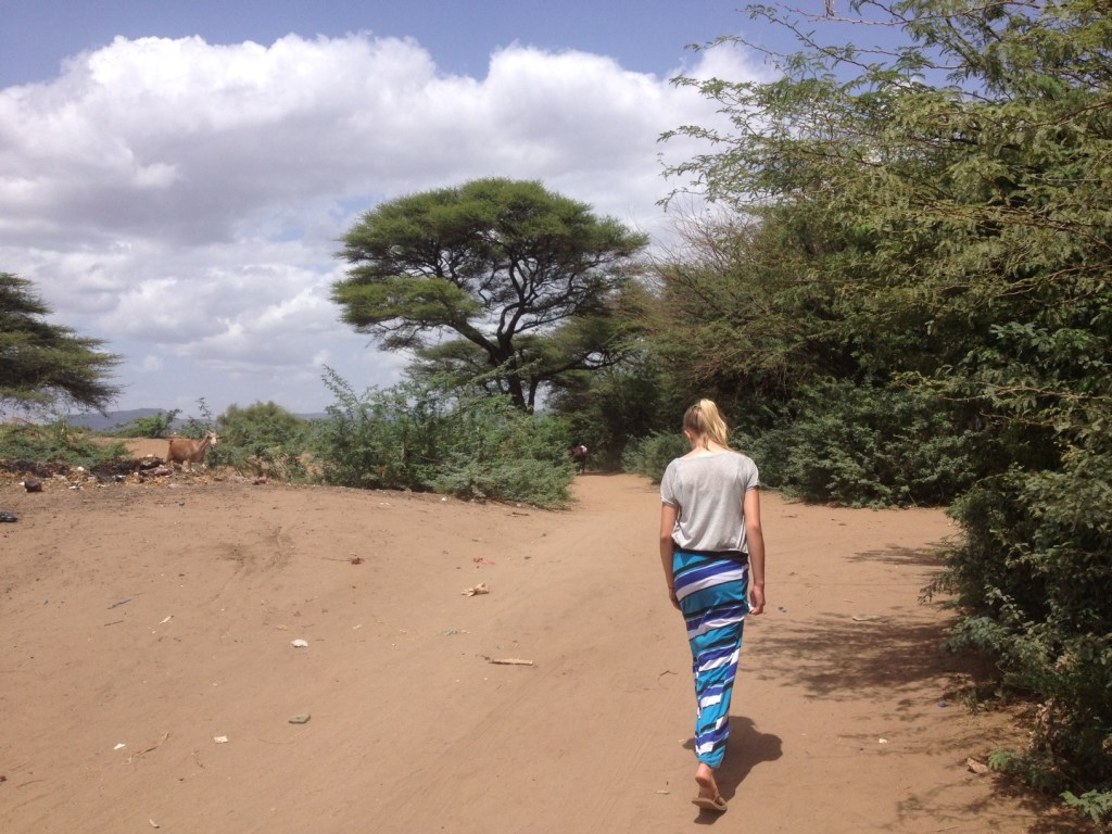 We had a lovely hour walk from the camp to our aircraft